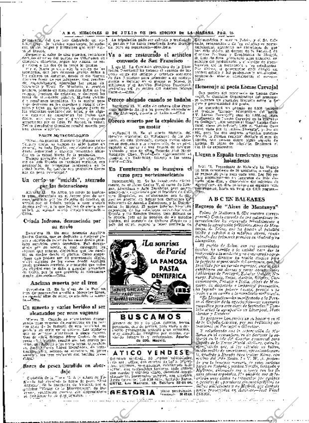 ABC MADRID 13-07-1949 página 16