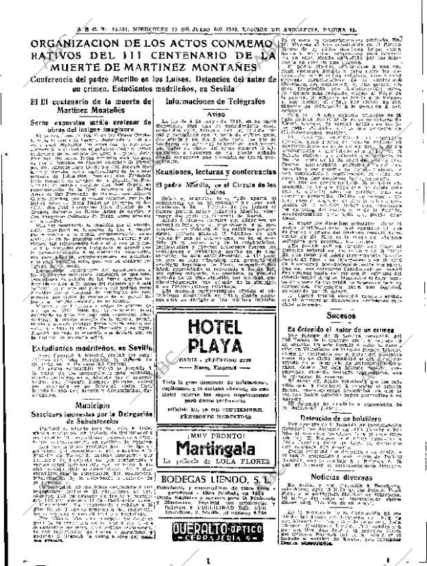 ABC SEVILLA 13-07-1949 página 11