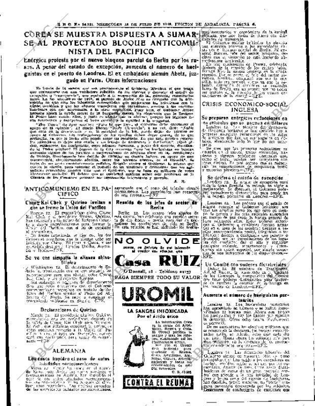 ABC SEVILLA 13-07-1949 página 5