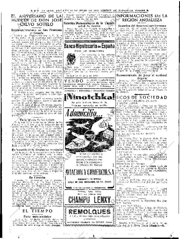 ABC SEVILLA 14-07-1949 página 8