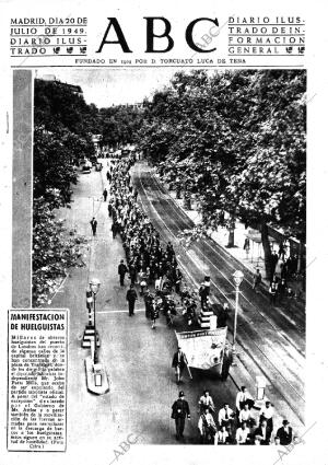 ABC MADRID 20-07-1949 página 1