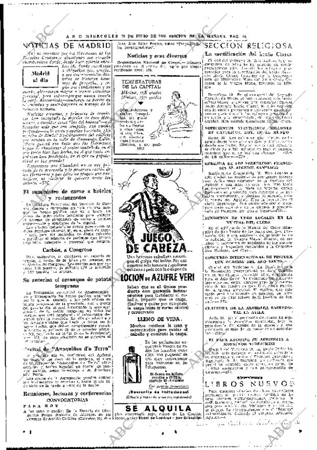 ABC MADRID 20-07-1949 página 10