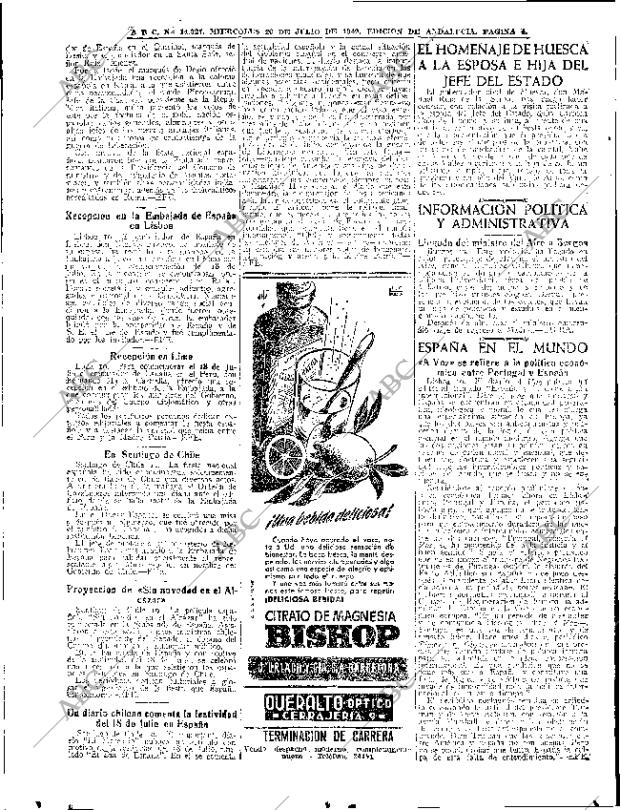 ABC SEVILLA 20-07-1949 página 4