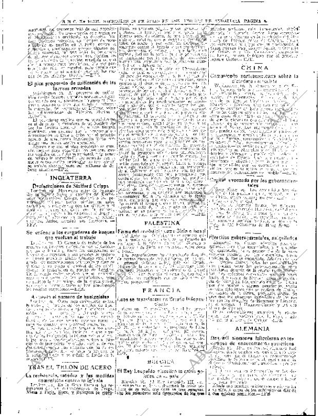 ABC SEVILLA 20-07-1949 página 6