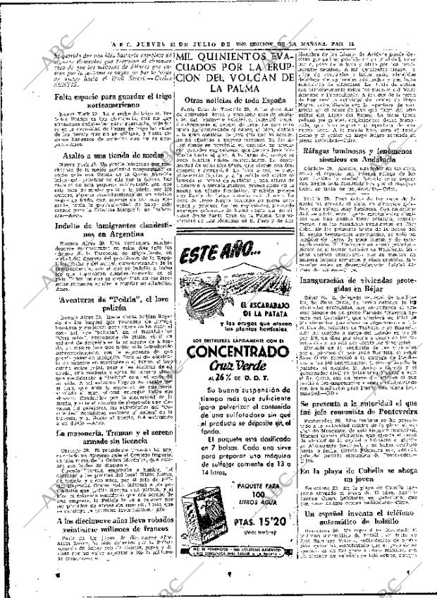 ABC MADRID 21-07-1949 página 16