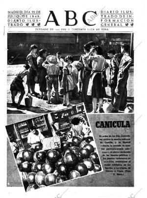 ABC MADRID 22-07-1949 página 1