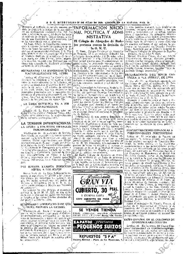 ABC MADRID 27-07-1949 página 10