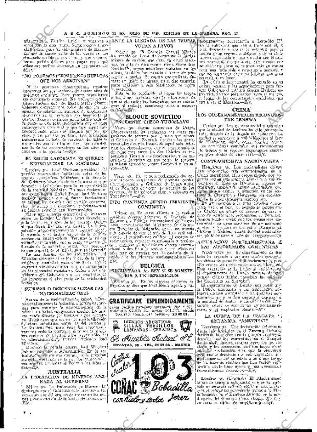 ABC MADRID 31-07-1949 página 17