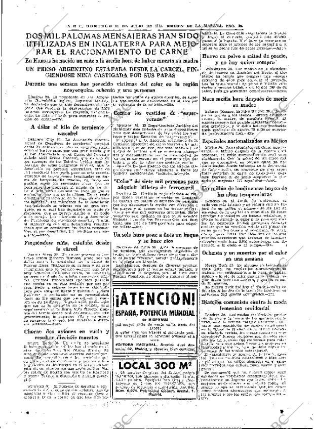 ABC MADRID 31-07-1949 página 25