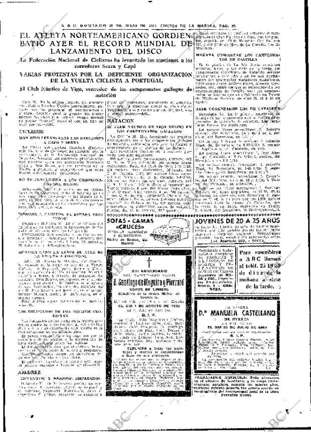 ABC MADRID 31-07-1949 página 27