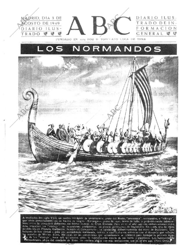 ABC MADRID 03-08-1949 página 1