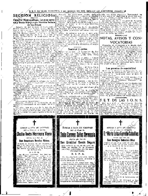 ABC SEVILLA 03-08-1949 página 13