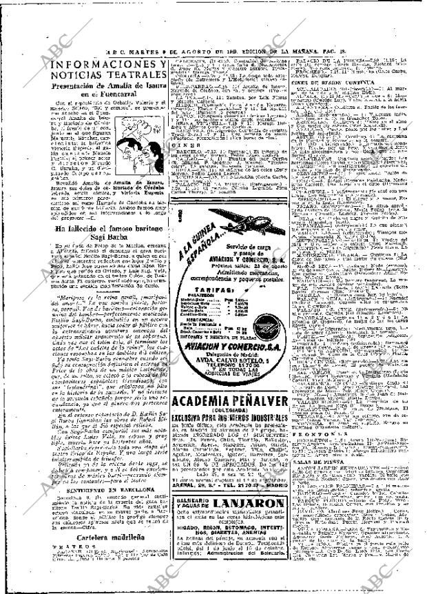 ABC MADRID 09-08-1949 página 18