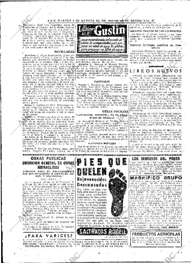 ABC MADRID 09-08-1949 página 22