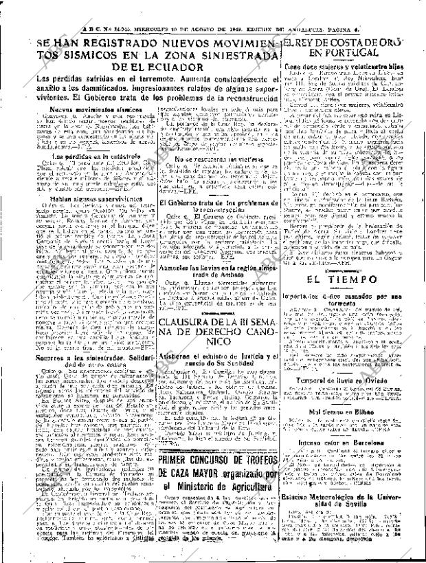 ABC SEVILLA 10-08-1949 página 6