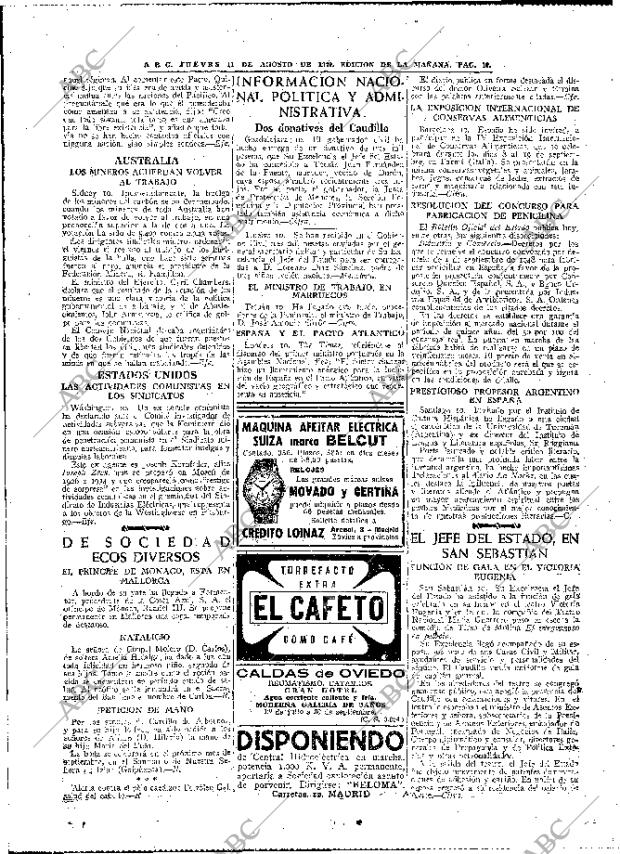 ABC MADRID 11-08-1949 página 10