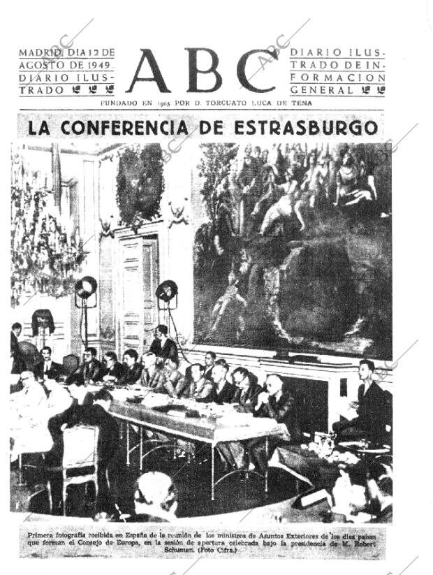 ABC MADRID 12-08-1949 página 1