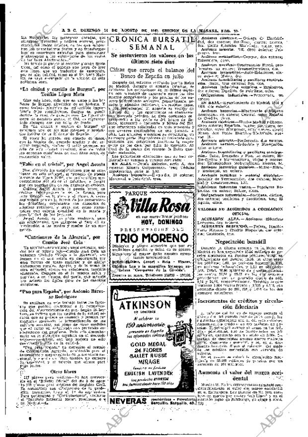 ABC MADRID 14-08-1949 página 20