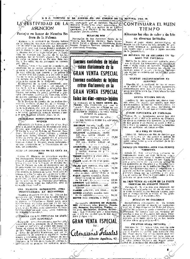 ABC MADRID 14-08-1949 página 21
