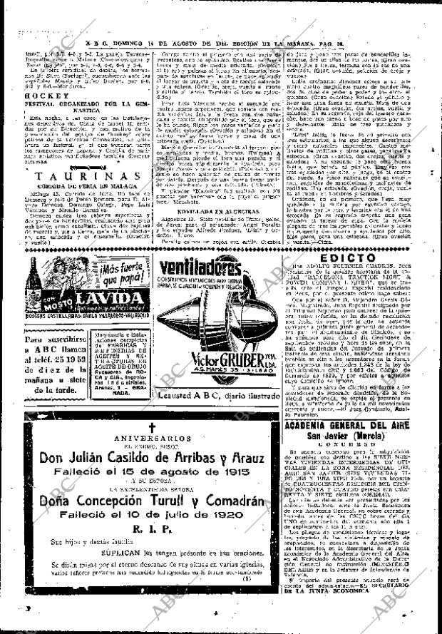 ABC MADRID 14-08-1949 página 24