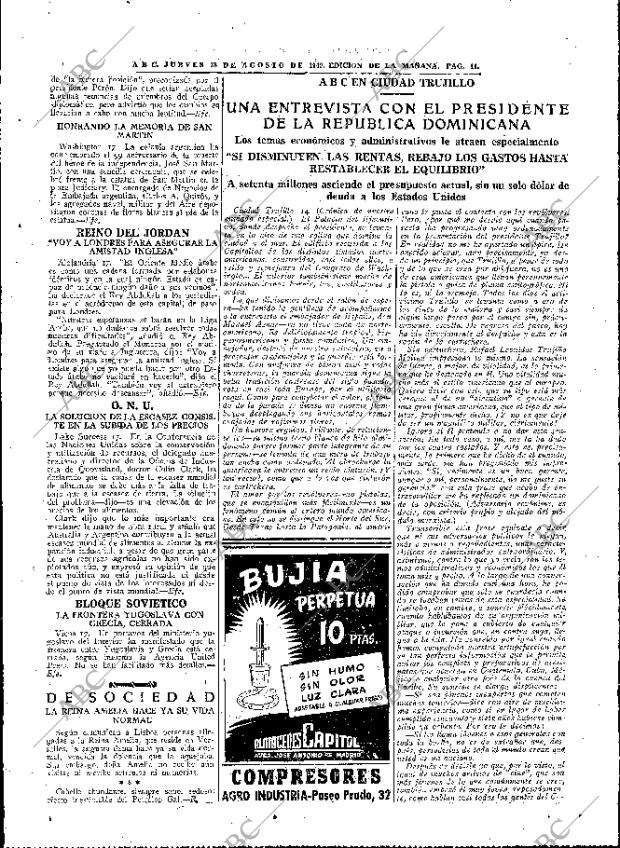 ABC MADRID 18-08-1949 página 11