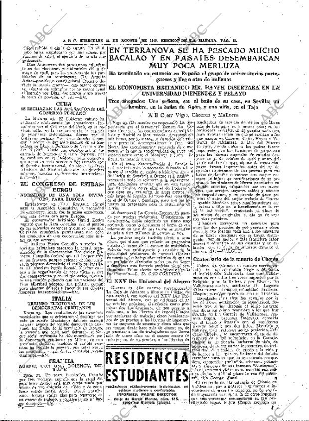 ABC MADRID 24-08-1949 página 11