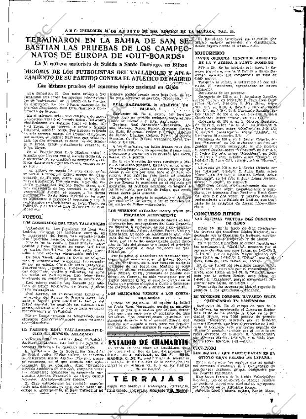 ABC MADRID 31-08-1949 página 19