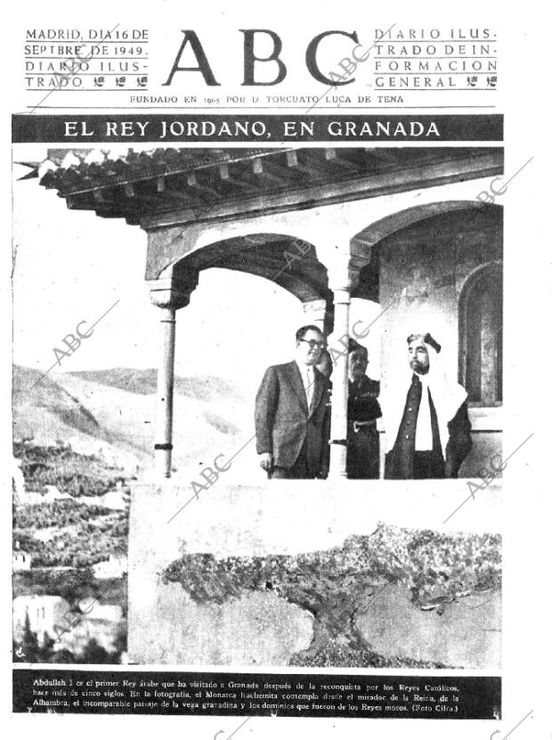 ABC MADRID 16-09-1949 página 1