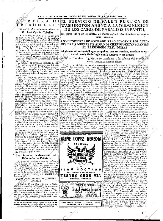 ABC MADRID 16-09-1949 página 15