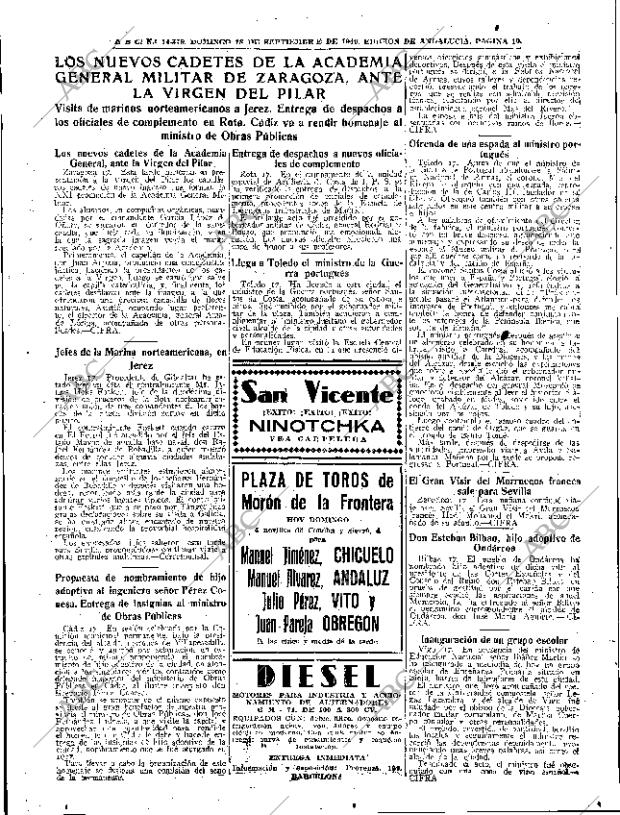ABC SEVILLA 18-09-1949 página 10