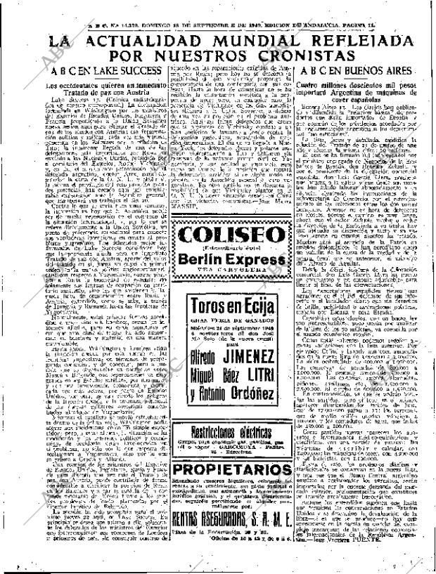 ABC SEVILLA 18-09-1949 página 11