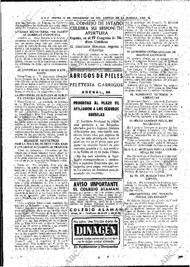 ABC MADRID 22-09-1949 página 10