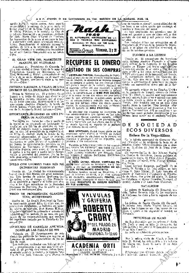 ABC MADRID 22-09-1949 página 14