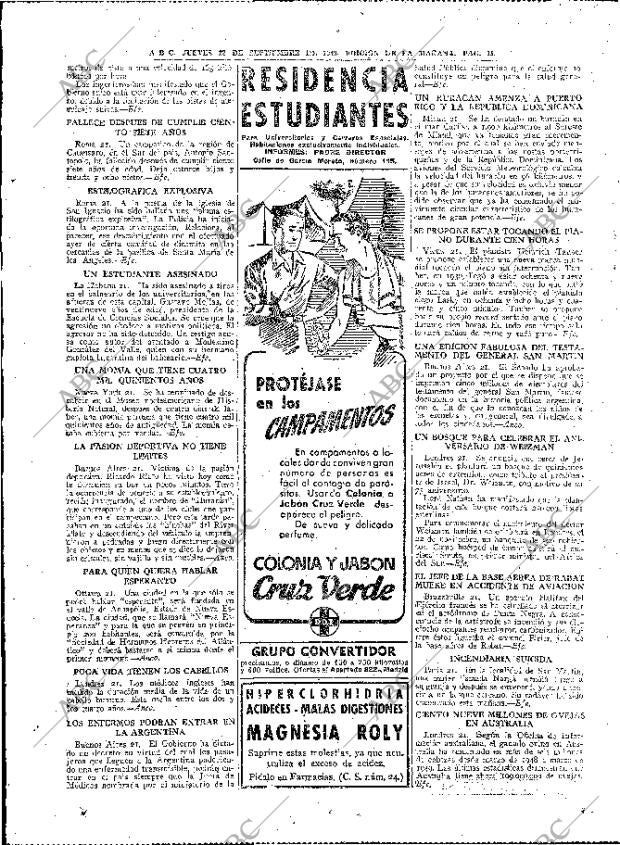 ABC MADRID 22-09-1949 página 16