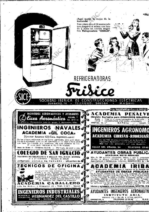 ABC MADRID 24-09-1949 página 4