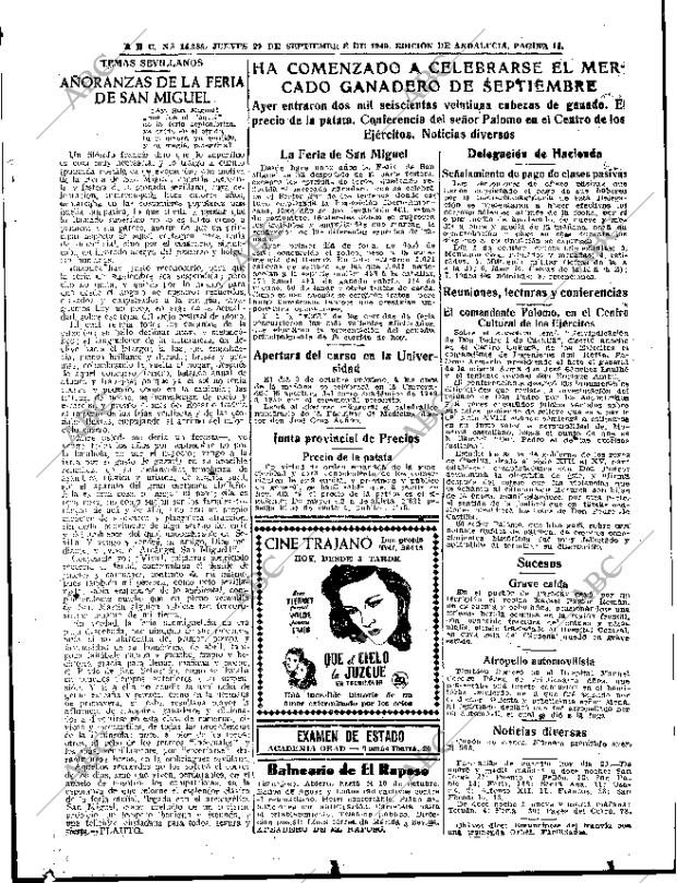 ABC SEVILLA 29-09-1949 página 11