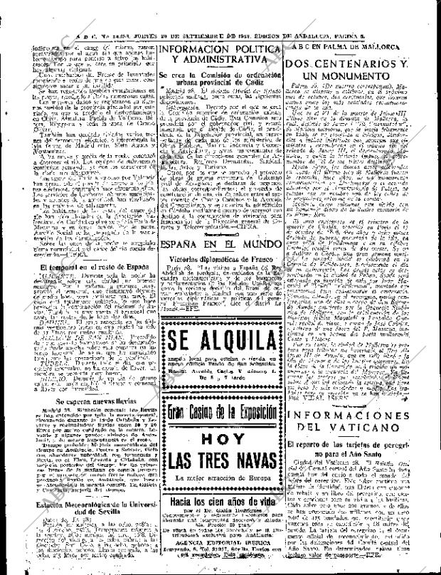 ABC SEVILLA 29-09-1949 página 5