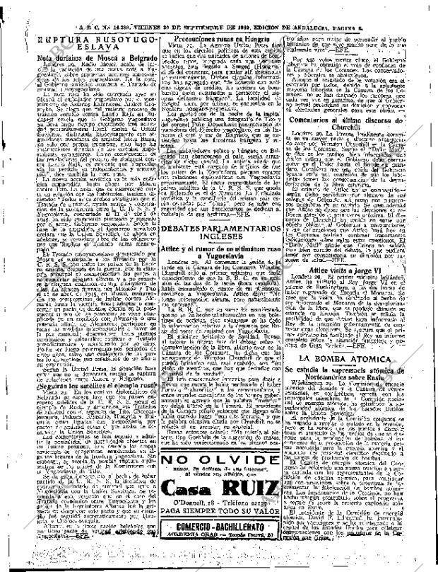 ABC SEVILLA 30-09-1949 página 5