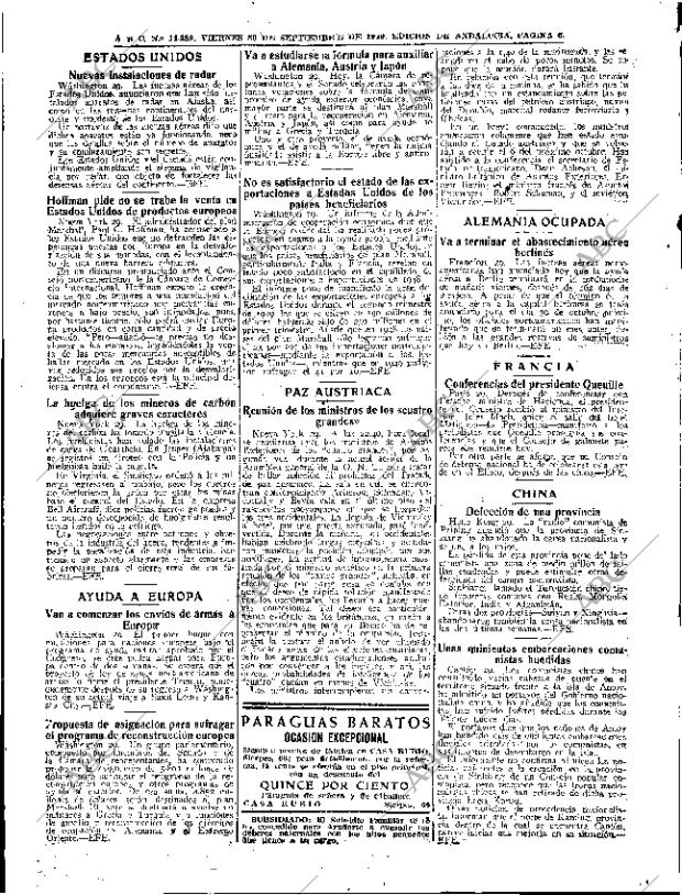 ABC SEVILLA 30-09-1949 página 6