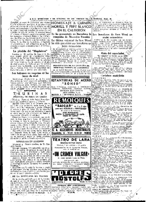 ABC MADRID 05-10-1949 página 18