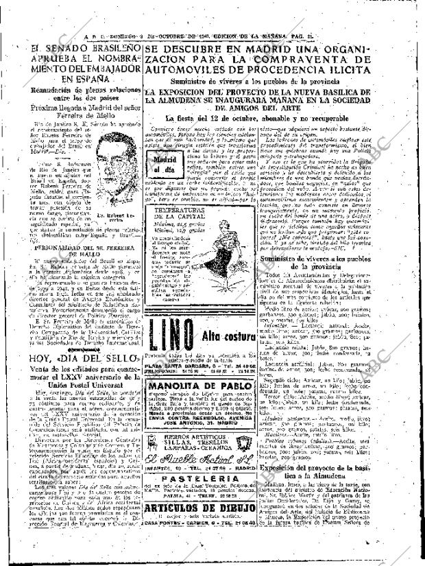 ABC MADRID 09-10-1949 página 21