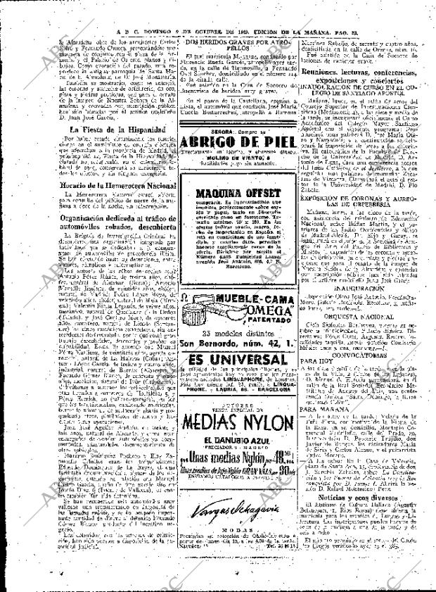 ABC MADRID 09-10-1949 página 22