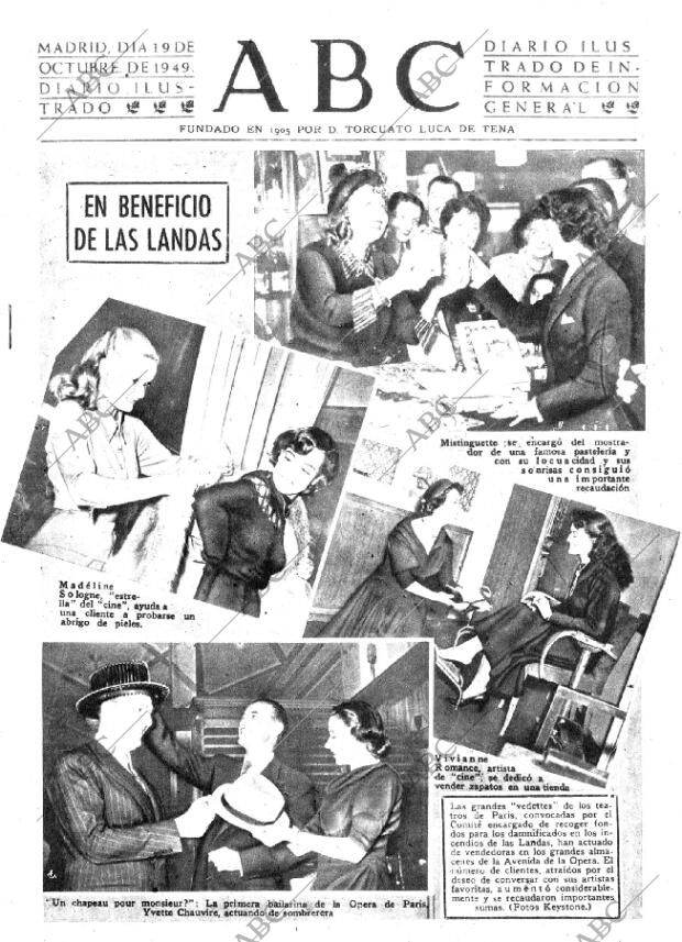 ABC MADRID 19-10-1949 página 1