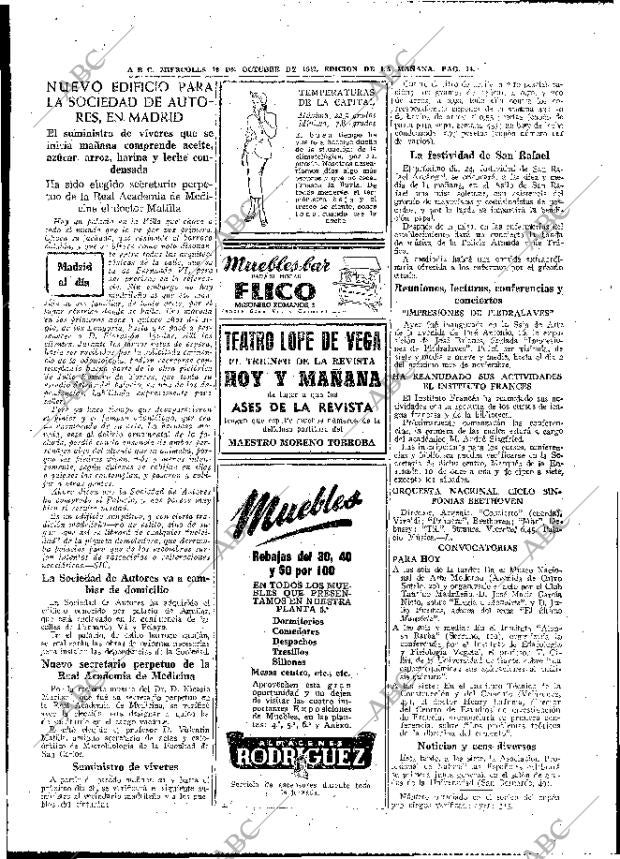 ABC MADRID 19-10-1949 página 14