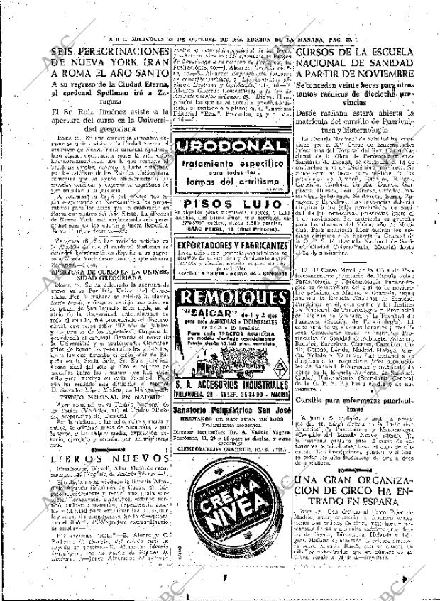 ABC MADRID 19-10-1949 página 20