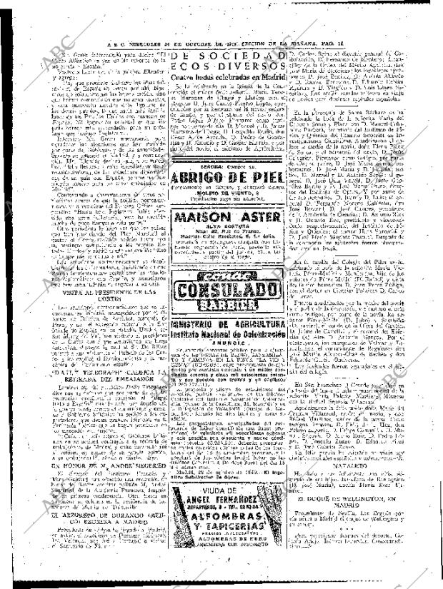 ABC MADRID 26-10-1949 página 14