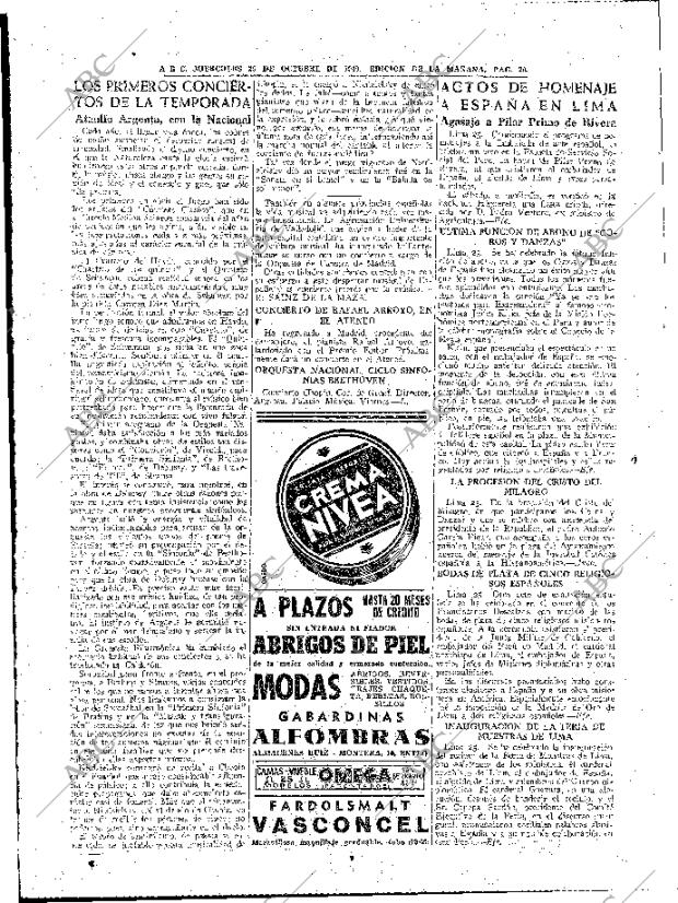 ABC MADRID 26-10-1949 página 20