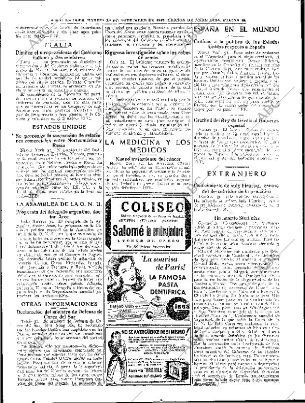 ABC SEVILLA 01-11-1949 página 10