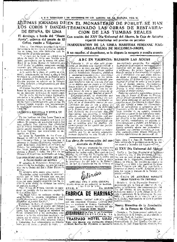 ABC MADRID 02-11-1949 página 13