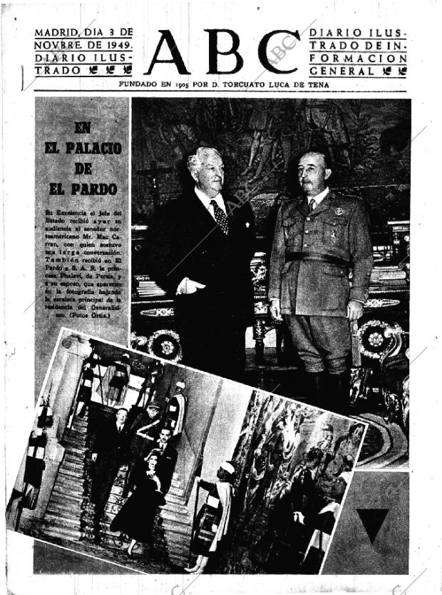 ABC MADRID 03-11-1949 página 1